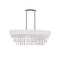 Cwi Lighting Franca 8 Light Drum Shade Chandelier With Chrome Finish 5523P38C-O (Off White) - alternate 1